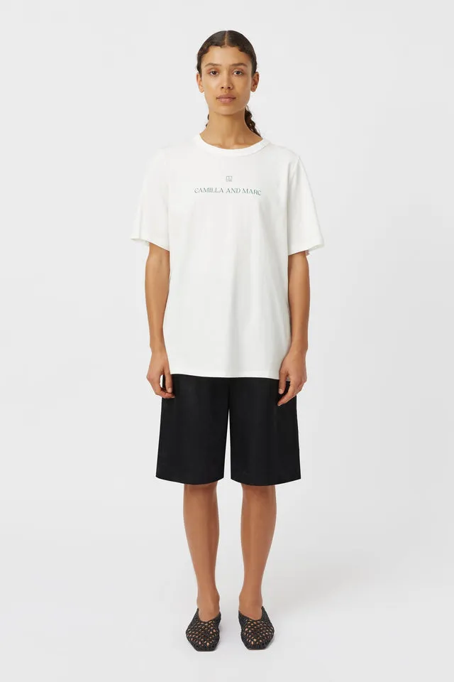 Camilla and Marc | Grayson Tee - Soft White sold by Sisters & Co product image thumbnail 2