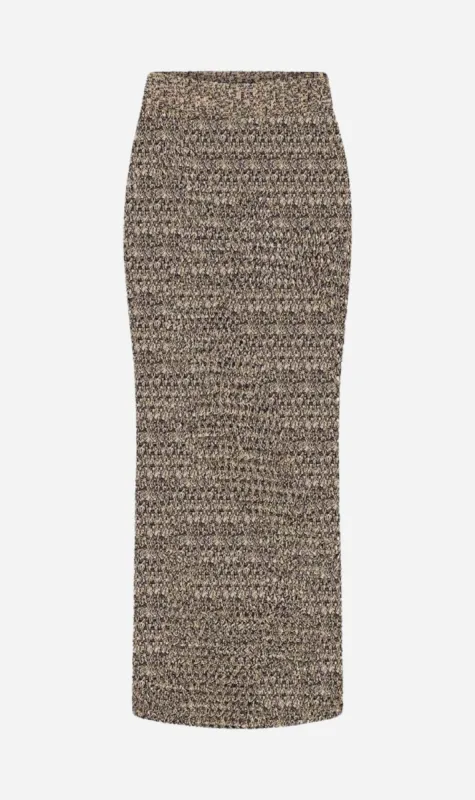 Camilla and Marc | Eclipse Knit Skirt - Neutral sold by Sister & Co