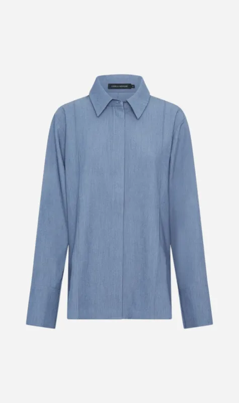 Camilla and Marc | Vania Shirt - Blue Marle sold by Sisters & Co