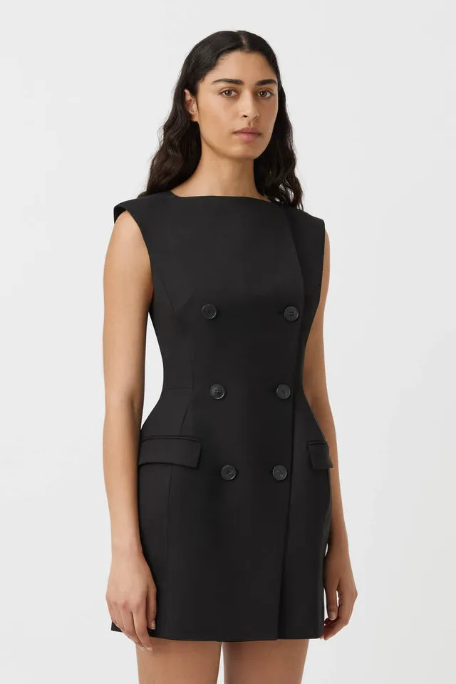 Camilla and Marc | Dusk Mini Dress - Black sold by Sister & Co product image thumbnail 3