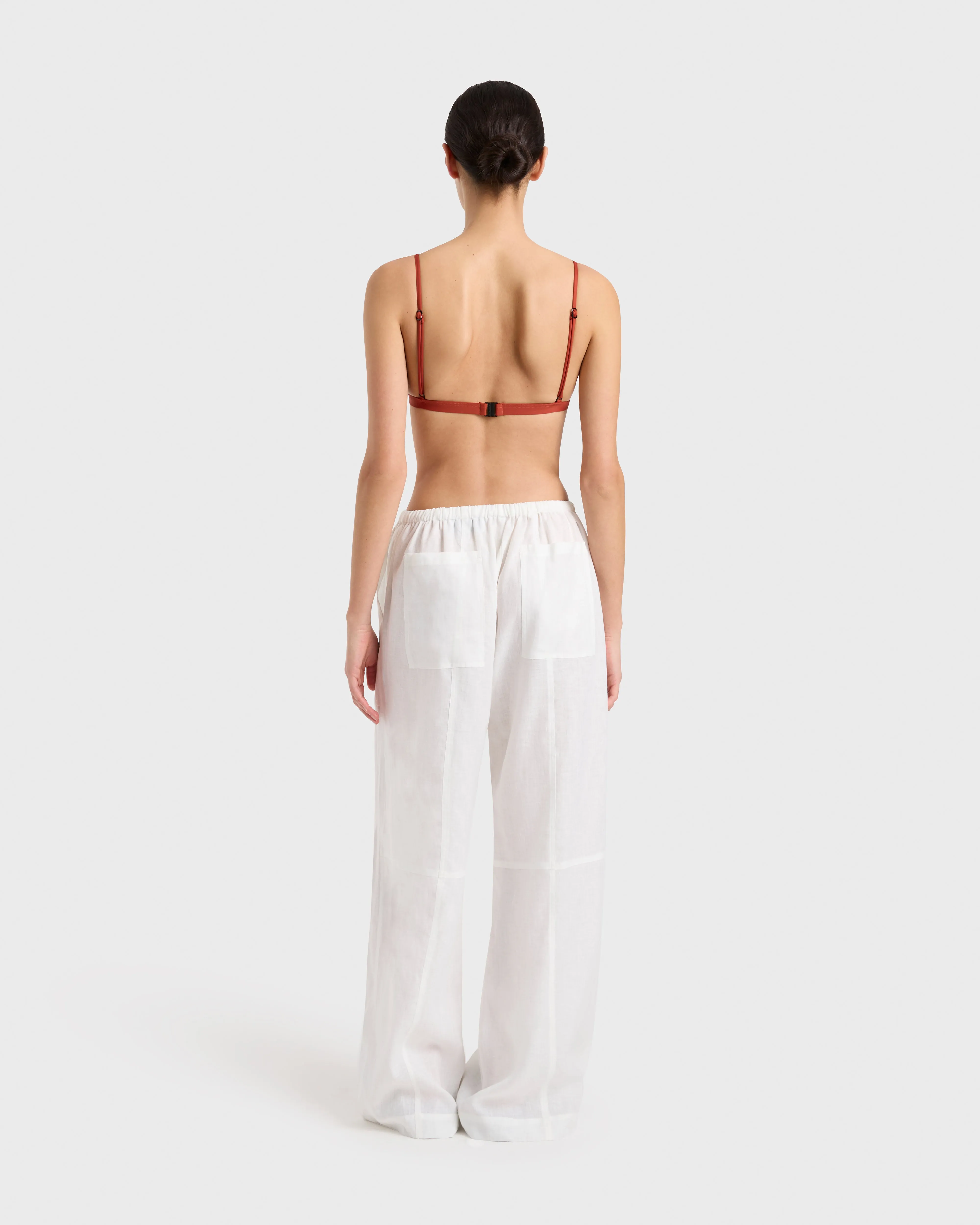 Bondi Born | Leiden Relaxed Pant - White sold by Sister & Co product image thumbnail 4