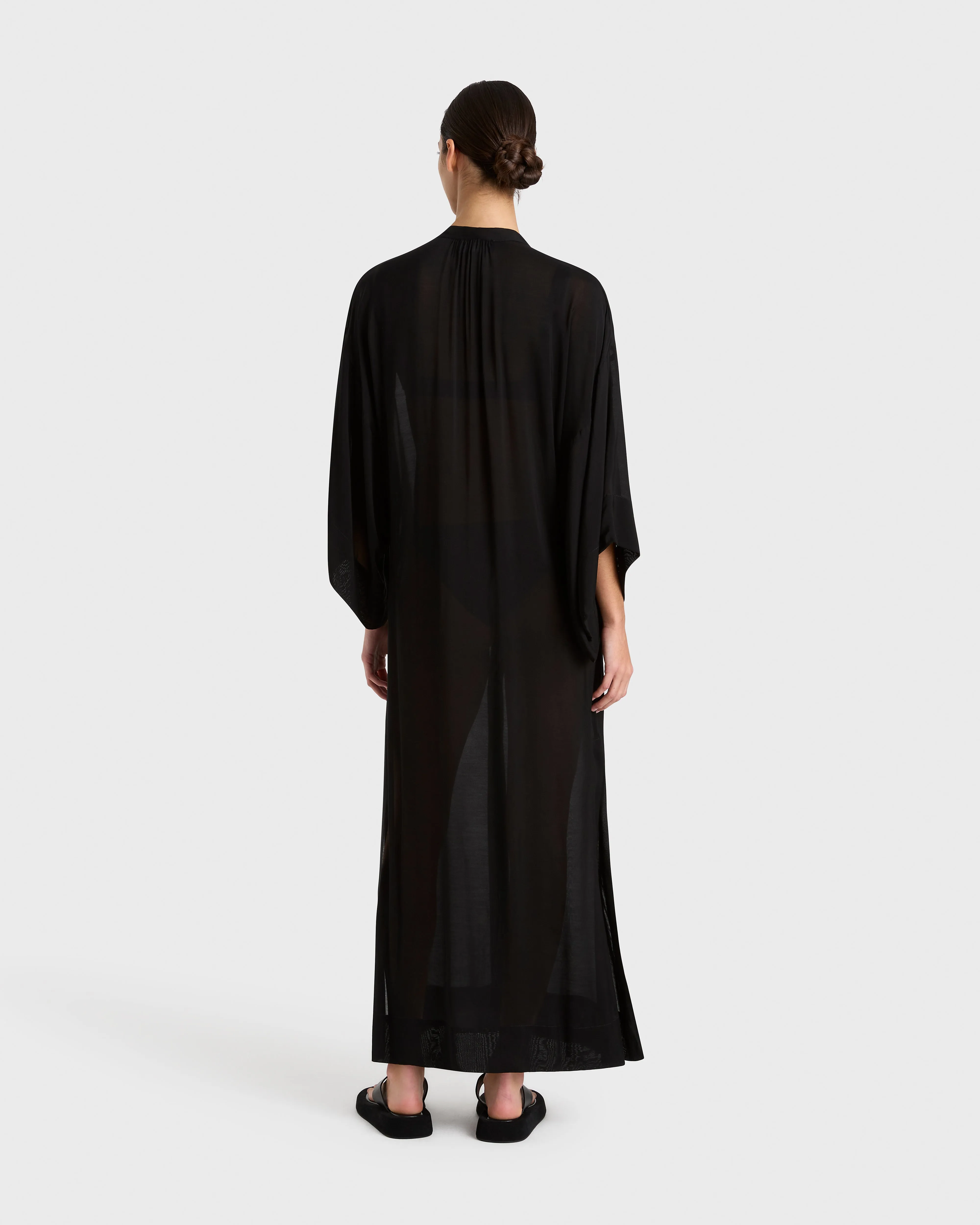Bondi Born | Cremona Kimono Sleeve Coverup - Black sold by Sister & Co product image thumbnail 4