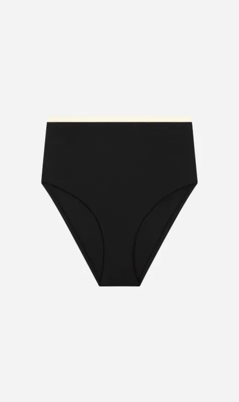 Bondi Born | Hartley Bikini Bottom - Black sold by Sisters & Co