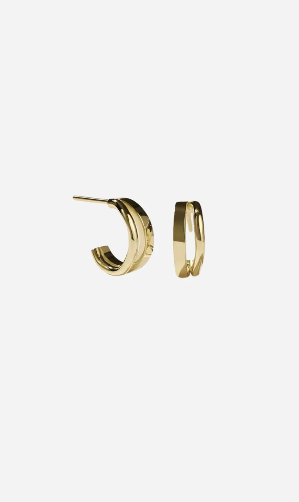 Meadowlark | Bliss Hoops Small - Gold sold by Sister & Co