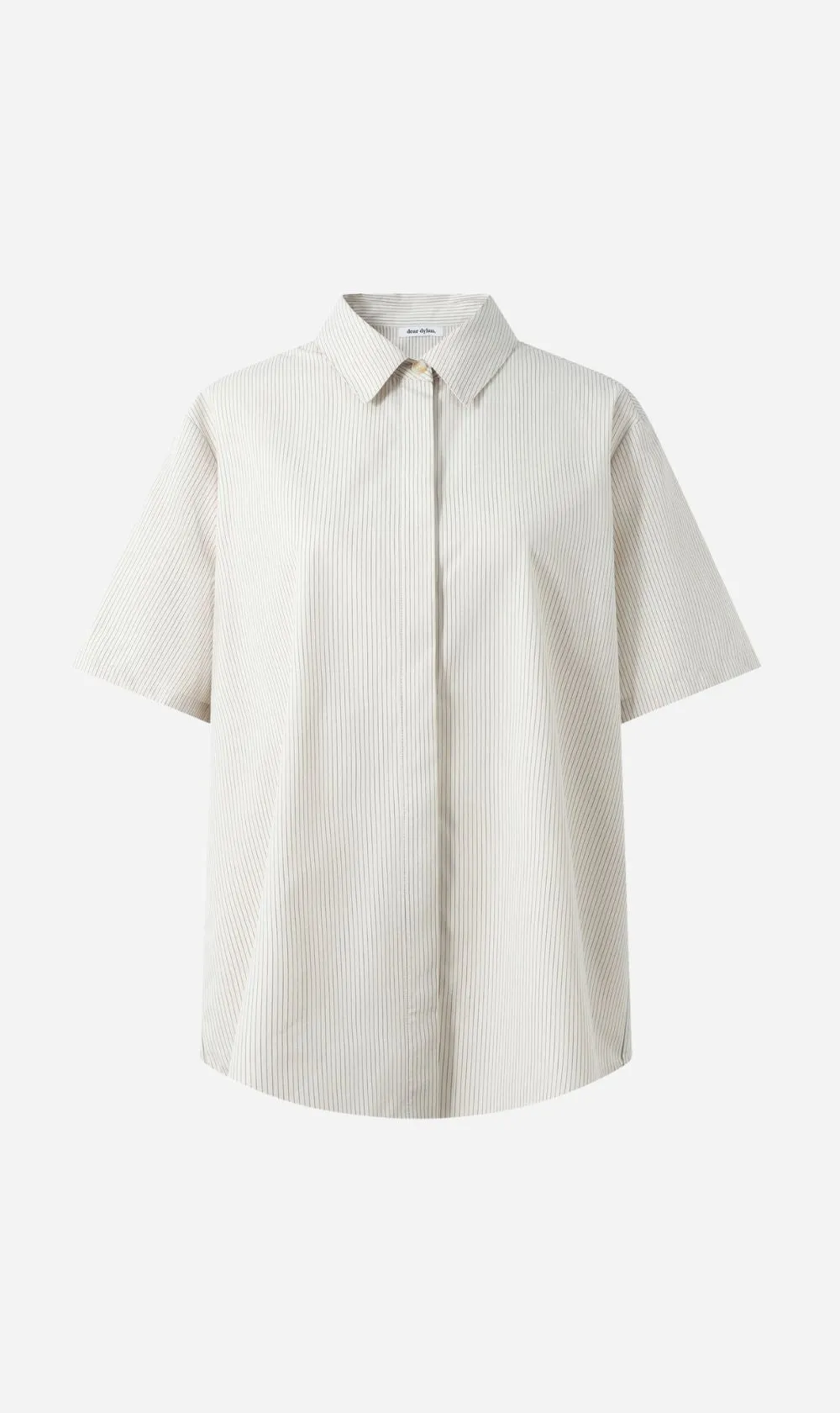 Dear Dylan | Shirt - Chai Stripe sold by Sister & Co