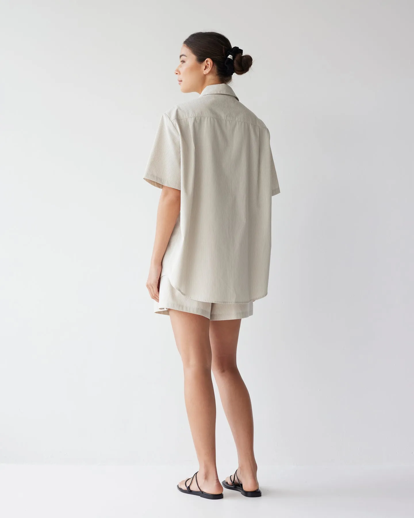 Dear Dylan | Shirt - Chai Stripe sold by Sister & Co product image thumbnail 5