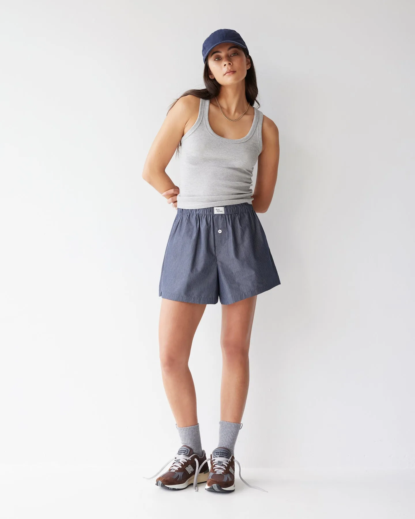 Dear Dylan | Boxer Short - Club Navy Stripe sold by Sister & Co product image thumbnail 3