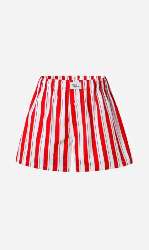 Dear Dylan | Boxer Short - Cherry Stripe sold by Sister & Co