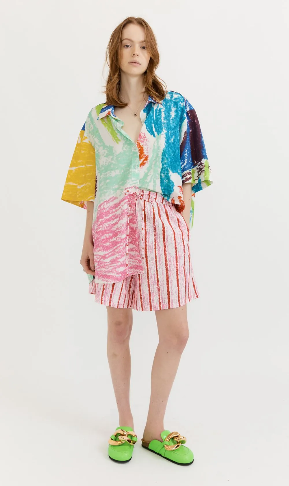 Gary Bigeni | Santana Shirt - Blue Flowers sold by Sister & Co