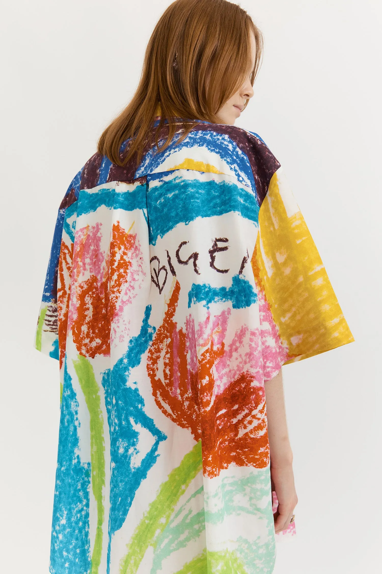 Gary Bigeni | Santana Shirt - Blue Flowers sold by Sister & Co product image thumbnail 4