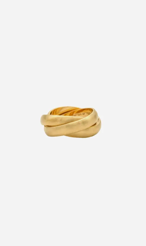 Adorn | Trinity 3 Ring - Satin Polish sold by Sister & Co