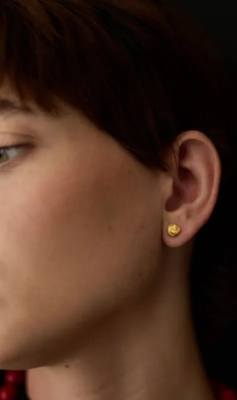 Adorn | Small Knot Earring - Satin Polish sold by Sister & Co
