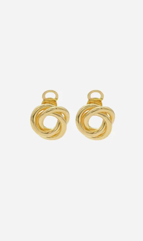 Adorn | Large Knot Earring - Satin Polish sold by Sister & Co
