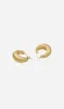 Adorn | Medium Moon Drop Earring - Satin Polish sold by Sister & Co