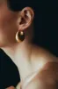 Adorn | Large Moon Drop Earring - Satin Polish sold by Sister & Co