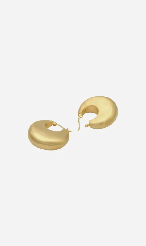Adorn | Large Moon Drop Earring - Satin Polish sold by Sister & Co