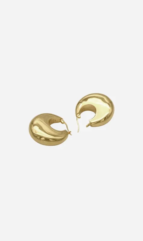 Adorn | Large Moon Drop Earring - High Polish sold by Sister & Co