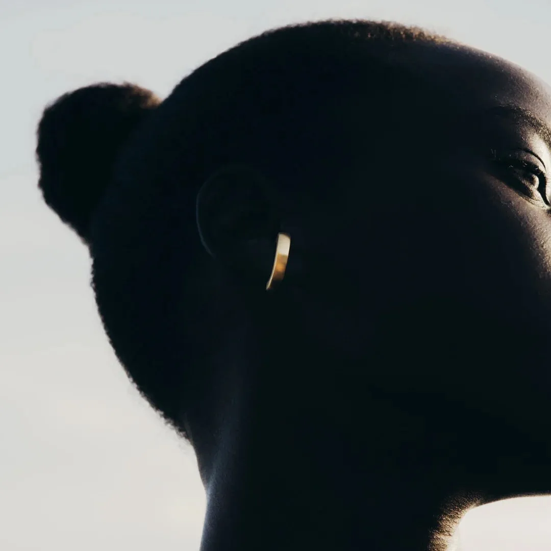 Adorn | Box Earcuff - Gold Satin Polish sold by Sister & Co product image thumbnail 3