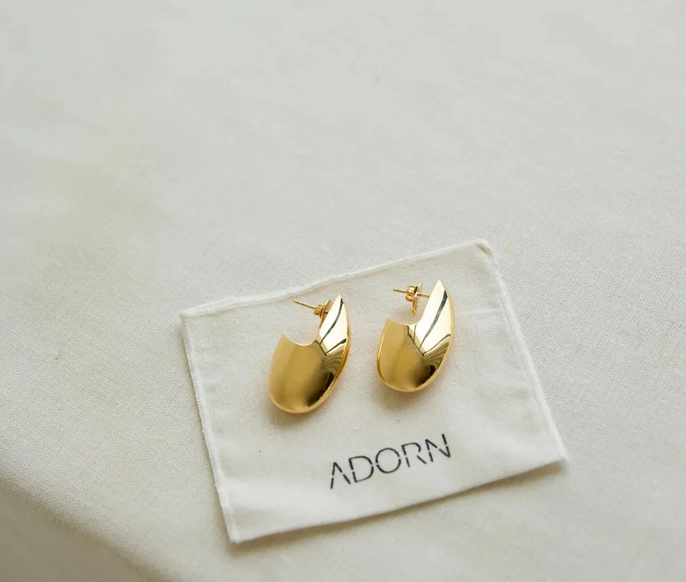Adorn | Drop Earring - Gold sold by Sister & Co product image thumbnail 4