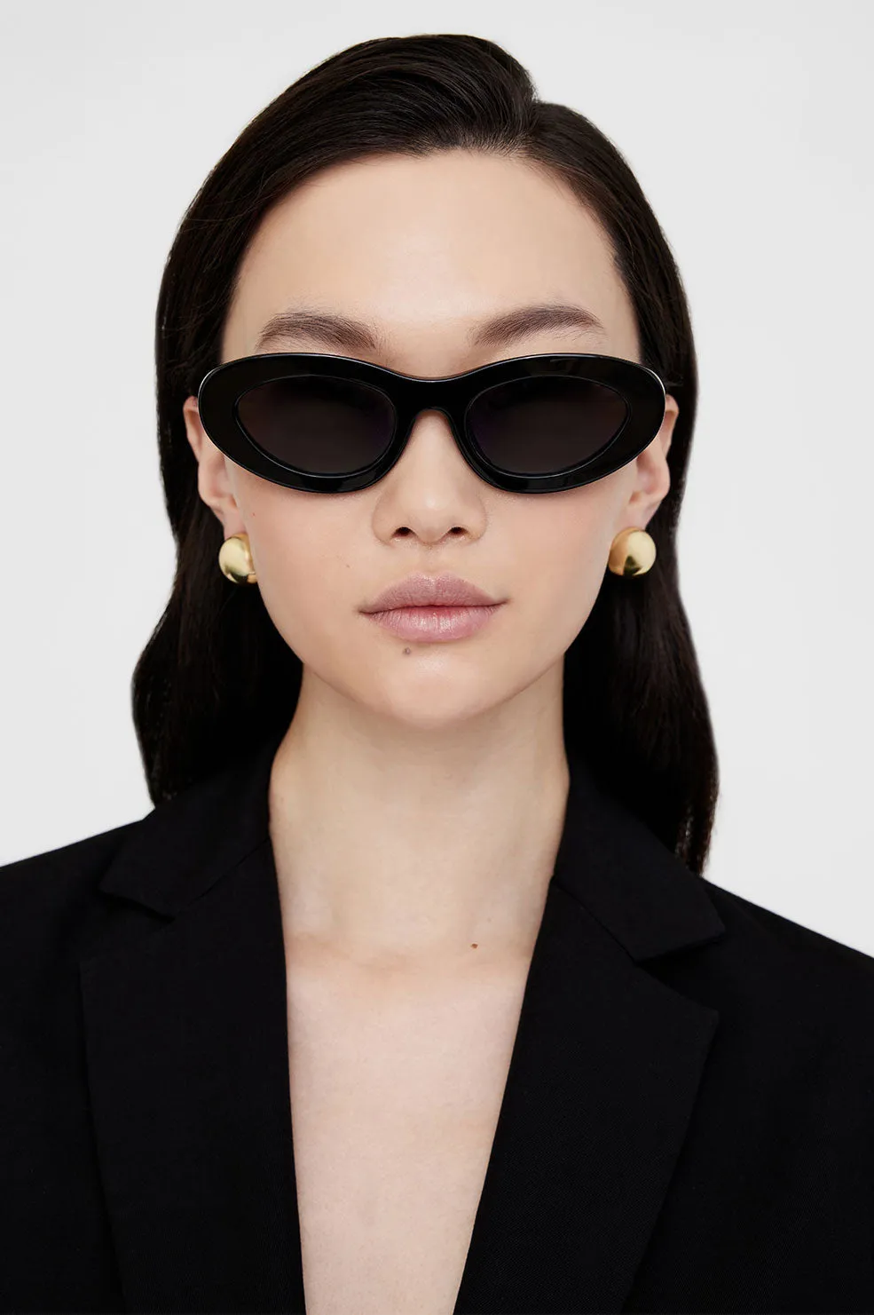 Anine Bing | Roma Sunglasses - Black sold by Sisters & Co product image thumbnail 2