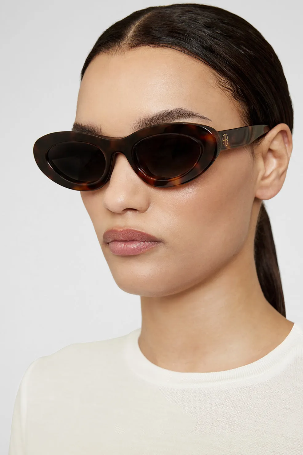 Anine Bing | Roma Sunglasses - Tortoise sold by Sister & Co product image thumbnail 2