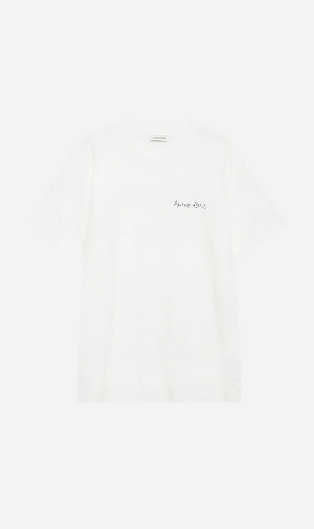 Anine Bing | Walker Tee Lyrics - Ivory sold by Sister & Co