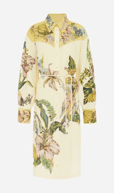 Alemais | Oleander Shirt dress sold by Sister & Co