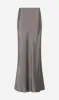 St Agni | Soft Silk Maxi Skirt - Pewter sold by Sister & Co
