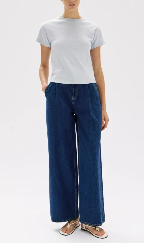 Assembly Label | Avery Short Sleeve Tee - Blue Haze sold by Sister & Co