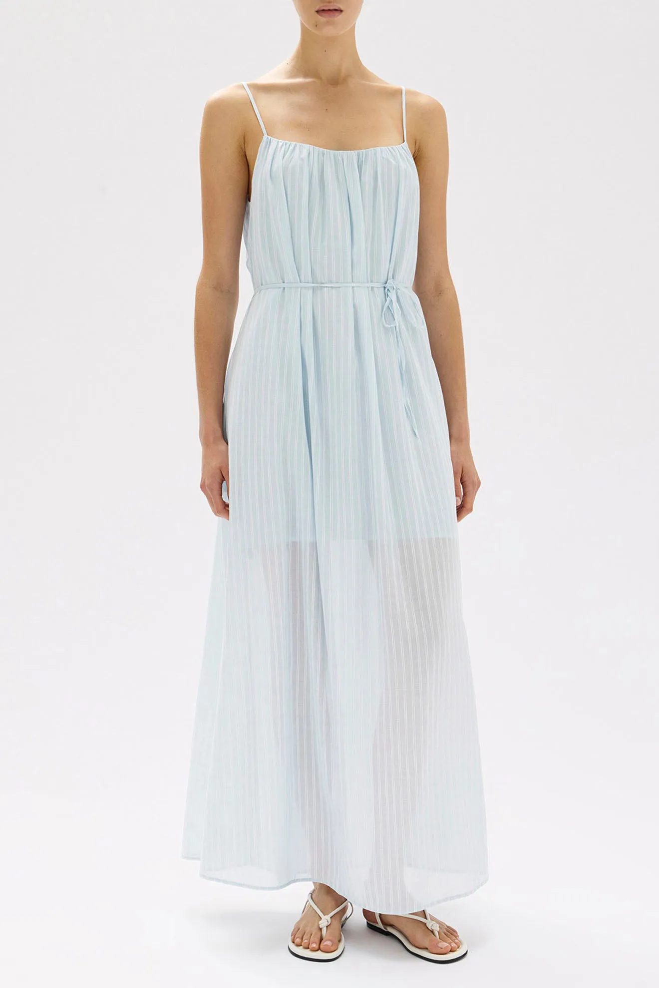 Assembly Label | Cammy Stripe Maxi Dress - Blue Haze/White sold by Sister & Co product image thumbnail 2