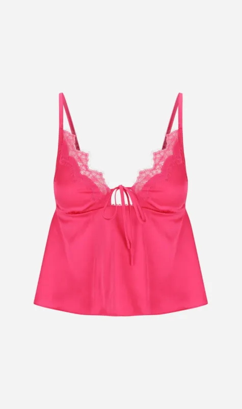Kat the Label | Sorrento Camisole - Hot Pink sold by Sister & Co