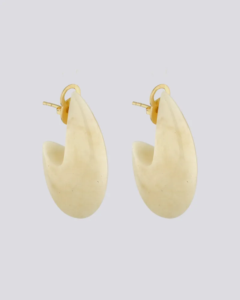 Adorn | Drop Earring - Natural Bone sold by Sister & Co product image thumbnail 3