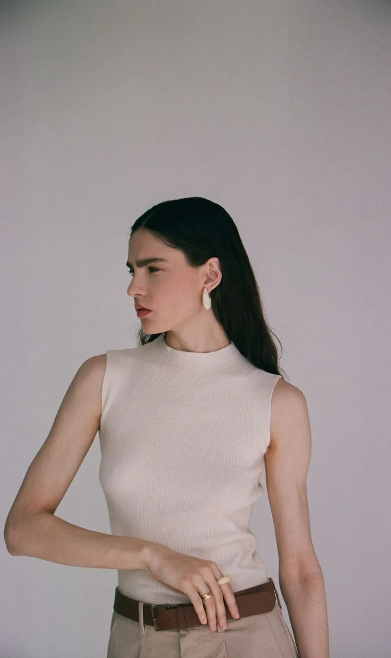 Adorn | Drop Earring - Natural Bone sold by Sister & Co product image thumbnail 2