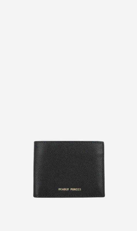 Deadly Ponies | Flip Wallet - Black sold by Sister & Co