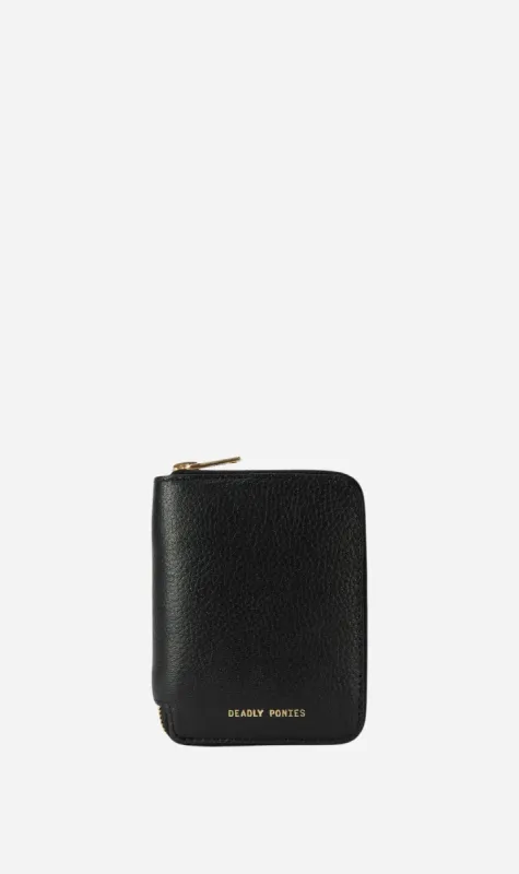 Deadly Ponies | Mini Wallet - Black sold by Sisters & Co