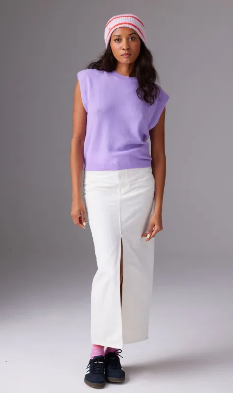 CRUSH | Lucca Crew Neck Tank - Grape sold by Sister & Co