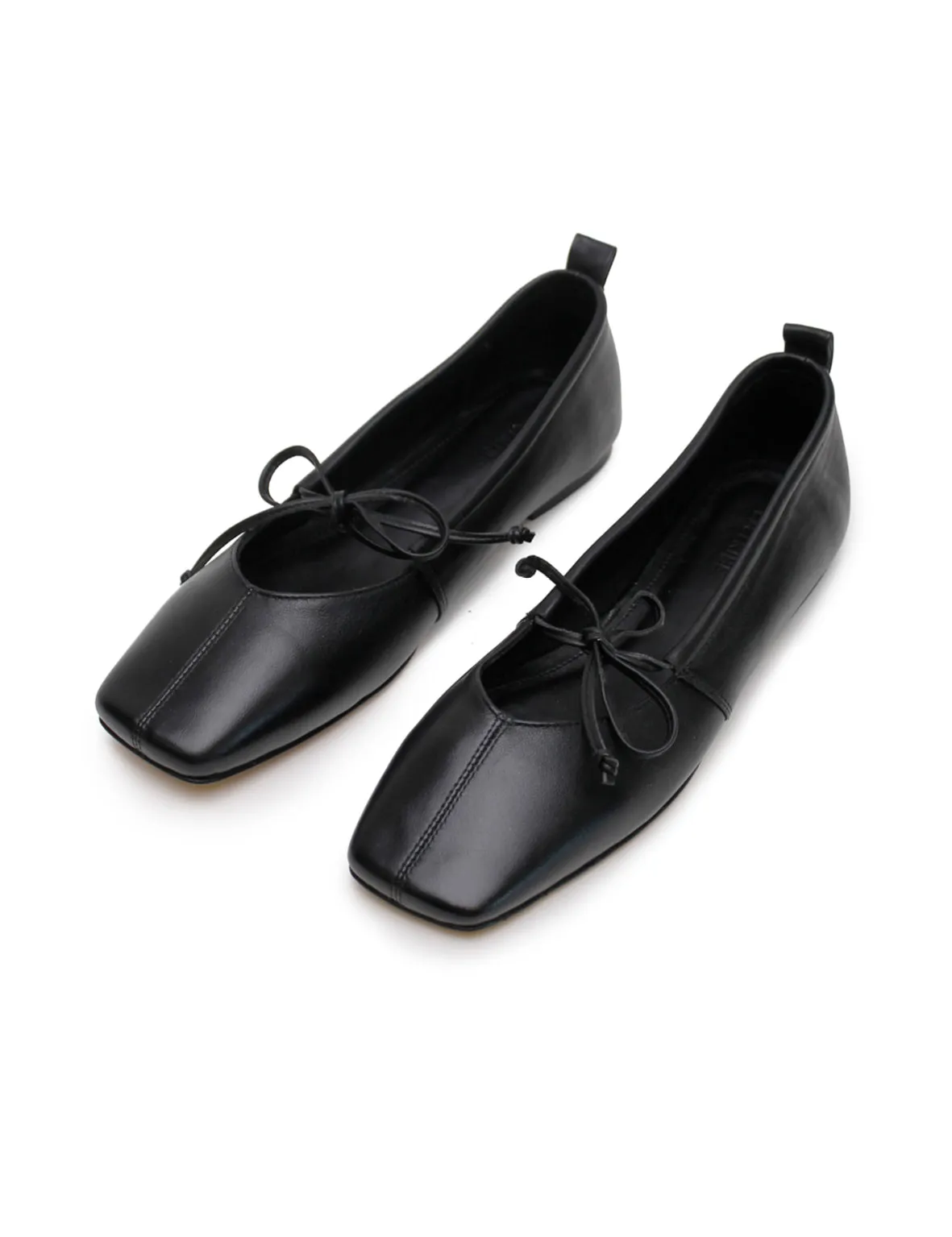 La Tribe | Square Toe Flat - Black sold by Sister & Co product image thumbnail 3
