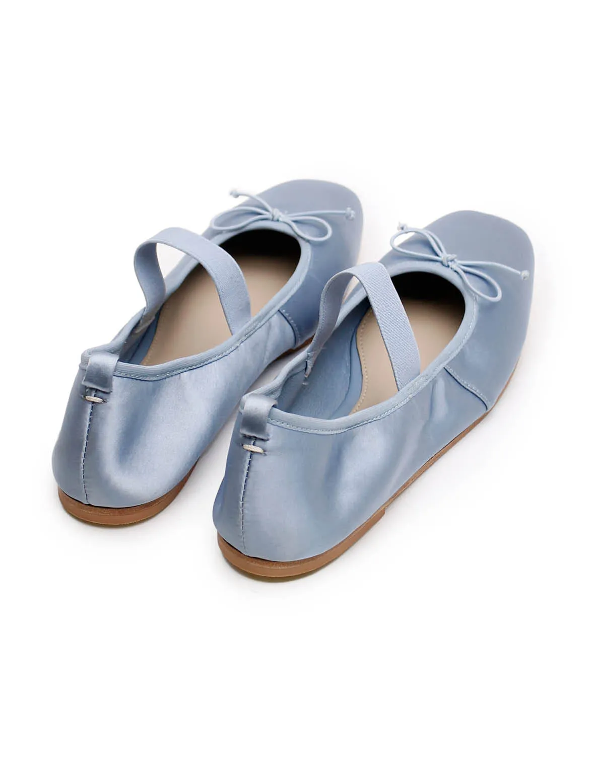 La Tribe | Ballet Flat - Blue Capri Satin sold by Sister & Co product image thumbnail 3