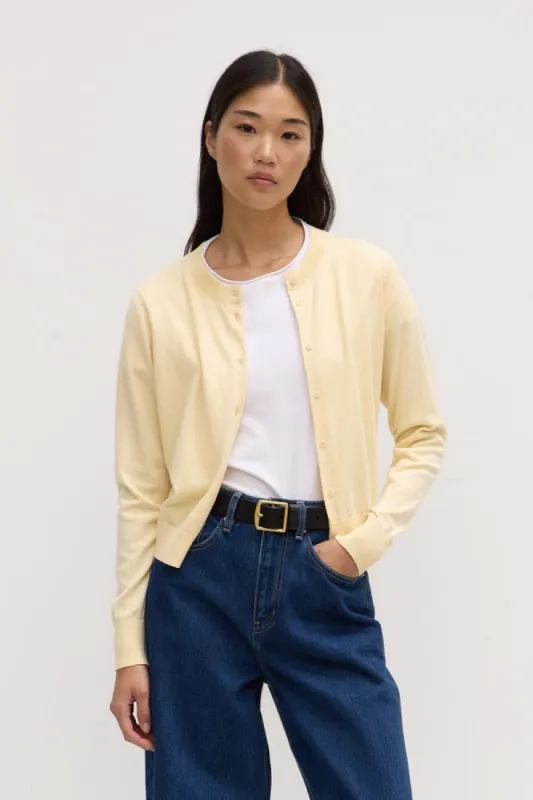Assembly Label | Semra Cotton Cashmere Cardigan - Chamomile sold by Sister & Co