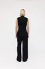 Rebe | Double Pleated Trouser - Black sold by Sister & Co