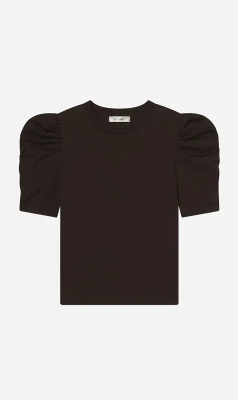 Frame Denim | The Drape Tee - Espresso sold by Sister & Co