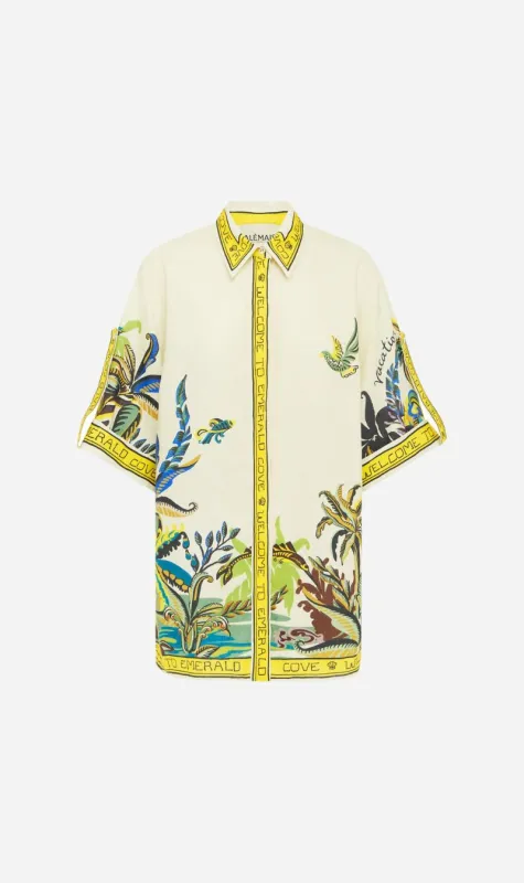 【Alemais】 Pinballプリントリネンシャツ Alémais Pinball printed linen shirt ALÉMAIS