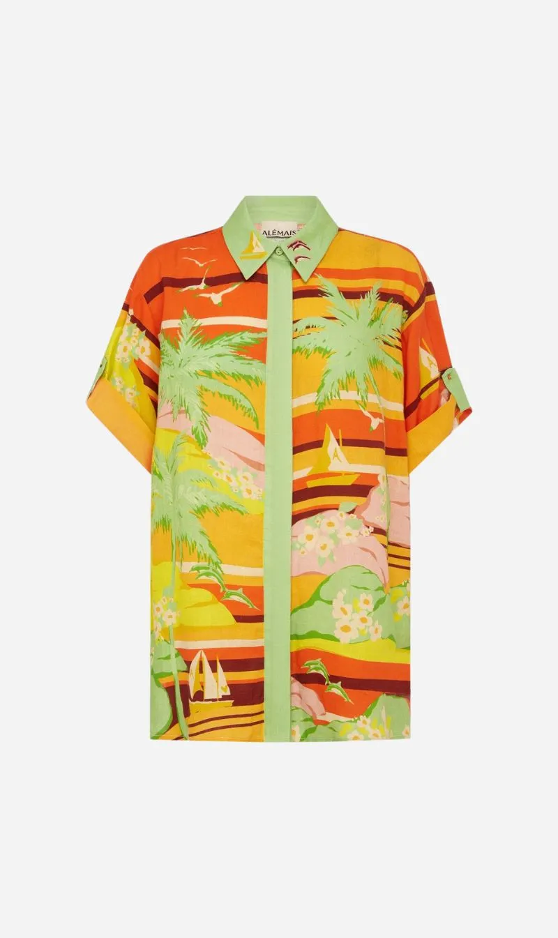 Alemais | Palm Island Shirt sold by Sisters & Co