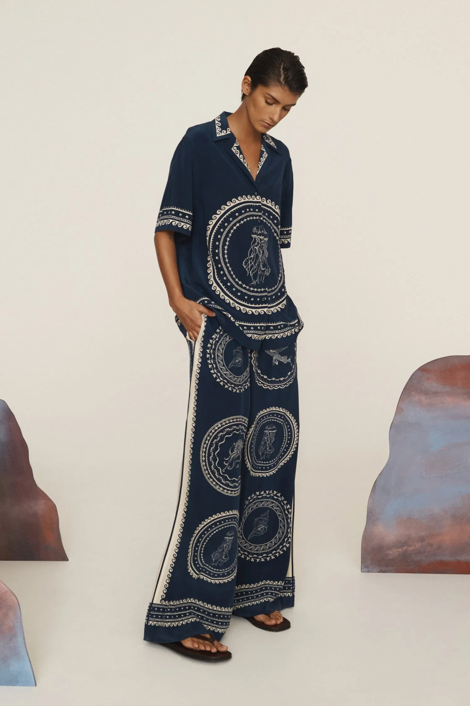 Alemais | Oceane Silk Pant sold by Sister & Co product image thumbnail 5