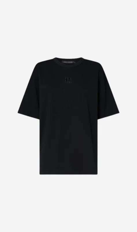 Camilla and Marc | Bloom Embroidered Tee - Black sold by Sister & Co
