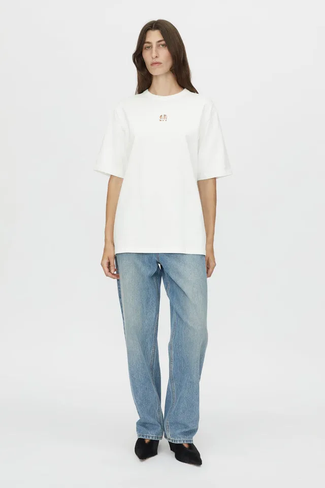 Camilla and Marc | Bloom Embroidered Tee - White sold by Sister & Co product image thumbnail 2