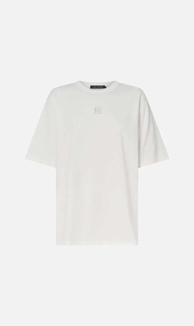Camilla and Marc | Bloom Embroidered Tee - White sold by Sister & Co