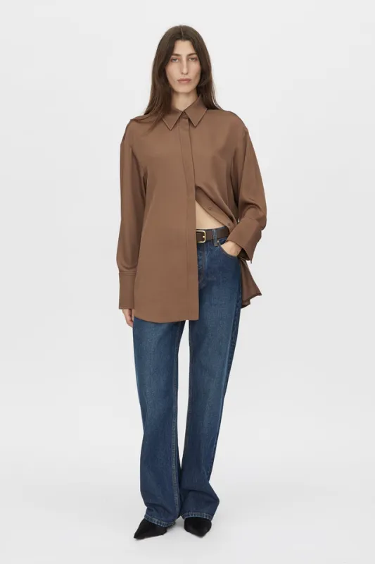 Camilla and Marc | Cyphre Shirt - Chestnut sold by Sisters & Co