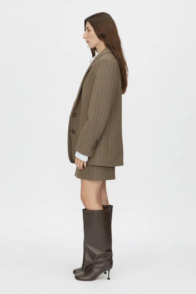 Camilla and Marc | Calone Blazer - Chestnut Stripe sold by Sister & Co product image thumbnail 3