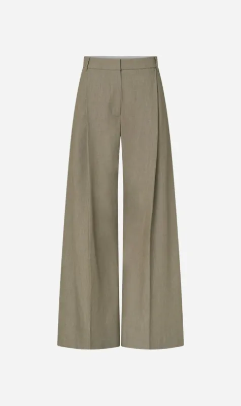Camilla and Marc | Ramon Pant - Light Khaki Marle sold by Sister & Co